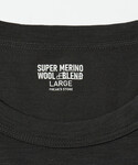 tシャツ ウォッシャブル メリノウールブレンド...の詳細画像5