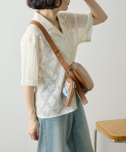 ear PAPILLONNER（イア パピヨネ） sampo×earコラボ刺しゅうレザー