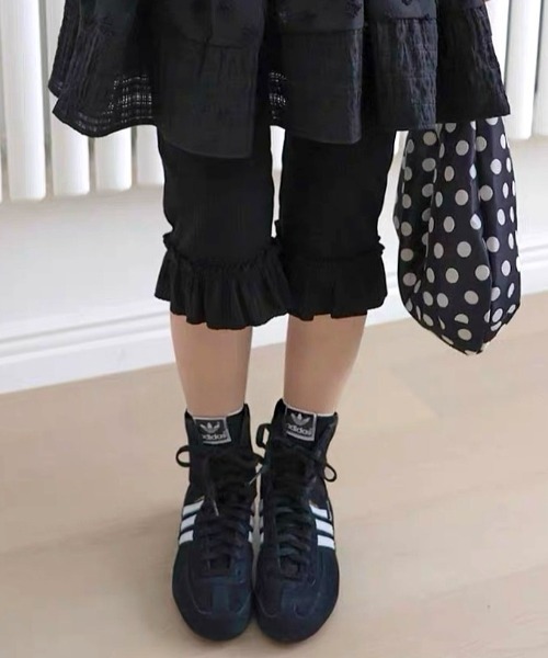 パンツ リブフリルカプリレギンスパンツ レディース : ZOZOTOWN Yahoo