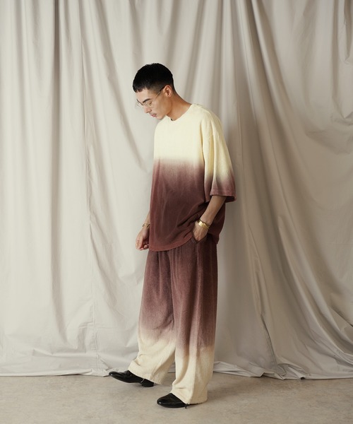 「Aphlotus」 半袖Tシャツ MEDIUM ネイビー メンズ_画像3
