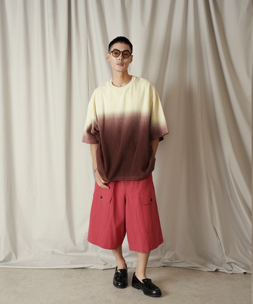 「Aphlotus」 半袖Tシャツ MEDIUM ネイビー メンズ_画像6