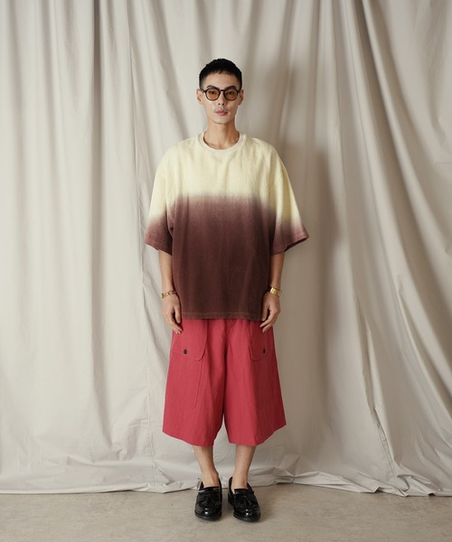 「Aphlotus」 半袖Tシャツ MEDIUM ネイビー メンズ_画像7