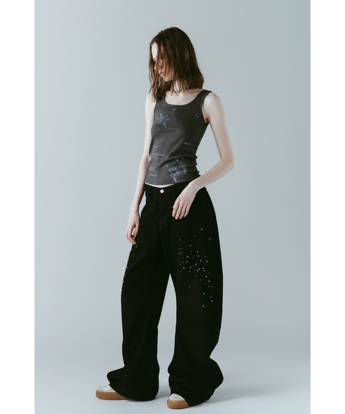 Knuth Marf（クヌースマーフ） タンクトップ ノースリーブ studded