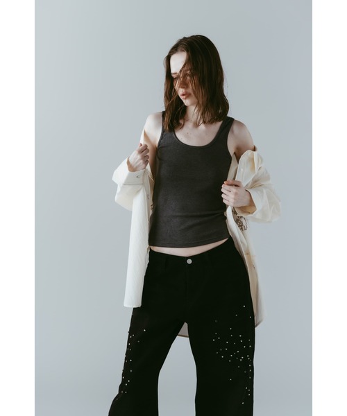 Knuth Marf（クヌースマーフ） タンクトップ ノースリーブ studded