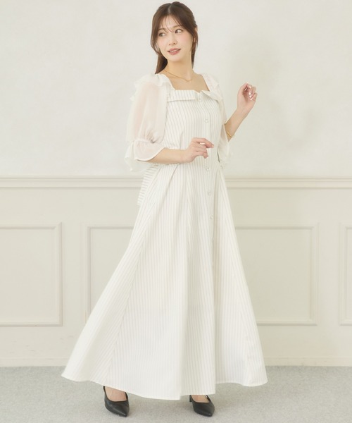 Ambre Neige（アンブルネージュ） ワンピース 夏 半袖 side velt