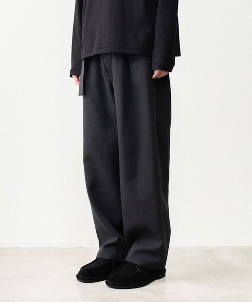 ATTACHMENT（アタッチメント） ワイドパンツ スラックス CO/TEN