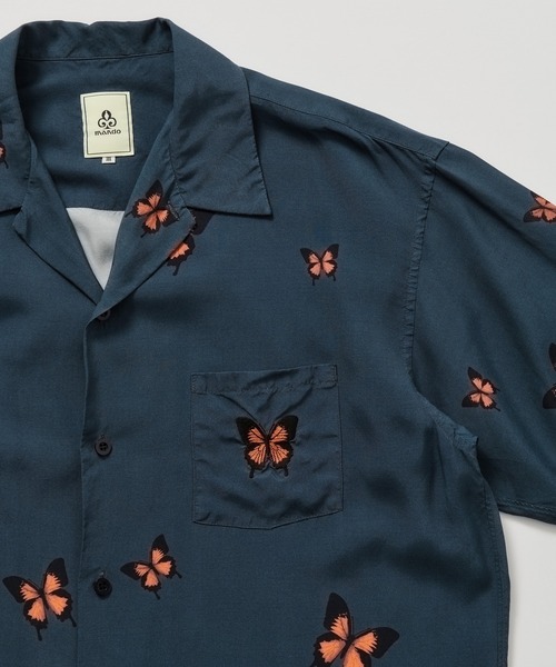 シャツ mando / DADAIST BUTTERFLY SHIRTS「ESTNATION EXCLUSIVE」 メンズの画像