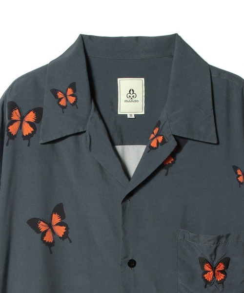 シャツ mando / DADAIST BUTTERFLY SHIRTS「ESTNATION EXCLUSIVE」 メンズの画像