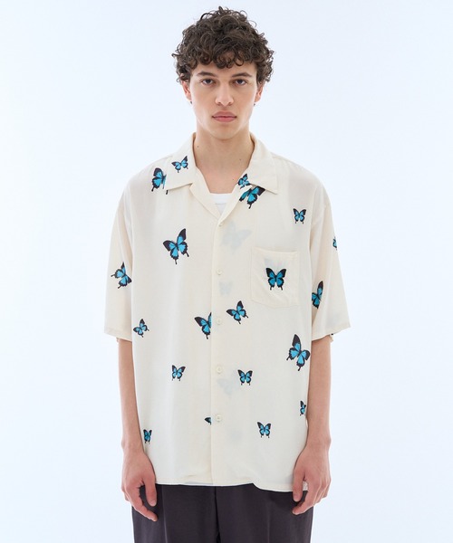 シャツ mando / DADAIST BUTTERFLY SHIRTS「ESTNATION EXCLUSIVE」 メンズの画像
