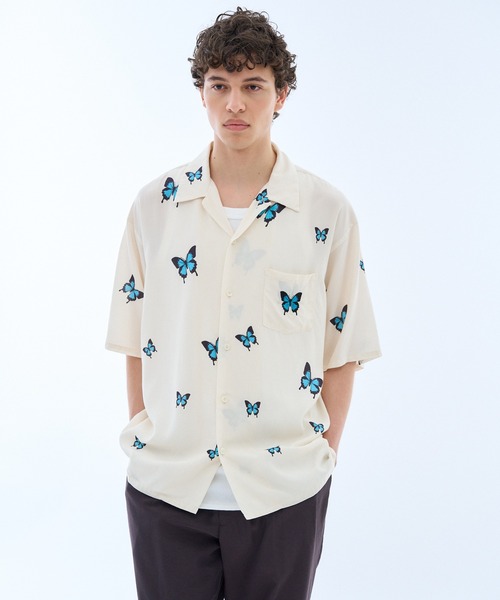 シャツ mando / DADAIST BUTTERFLY SHIRTS「ESTNATION EXCLUSIVE」 メンズの画像