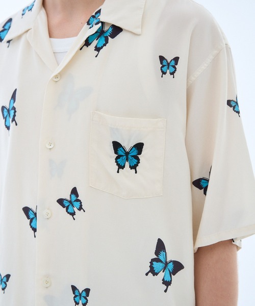 シャツ mando / DADAIST BUTTERFLY SHIRTS「ESTNATION EXCLUSIVE」 メンズの画像