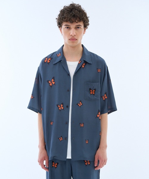 シャツ mando / DADAIST BUTTERFLY SHIRTS「ESTNATION EXCLUSIVE」 メンズの画像