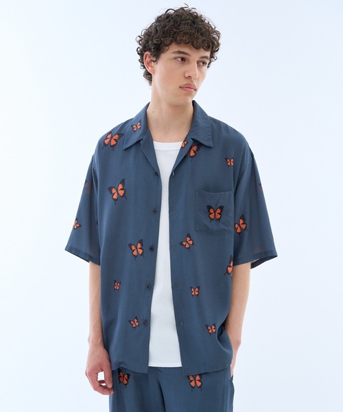 シャツ mando / DADAIST BUTTERFLY SHIRTS「ESTNATION EXCLUSIVE」 メンズの画像