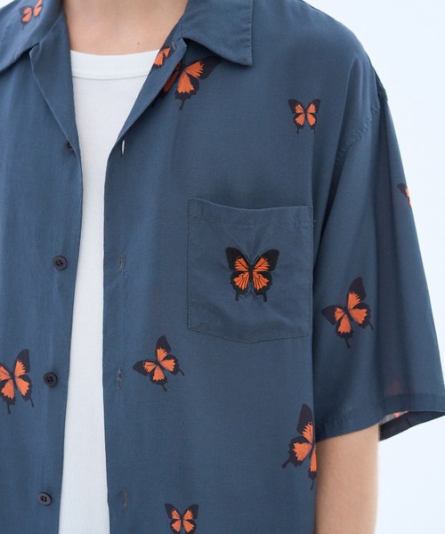 シャツ mando / DADAIST BUTTERFLY SHIRTS「ESTNATION EXCLUSIVE」 メンズの画像