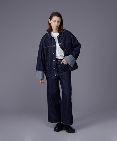 「ONCILY」 デニムパンツ MEDIUM ライトインディゴブルー メンズ_画像8