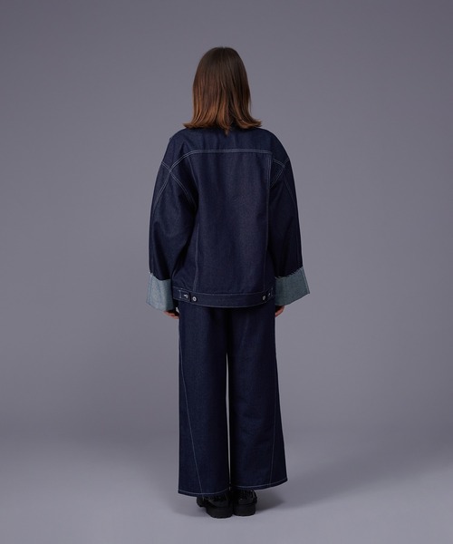 「ONCILY」 デニムパンツ MEDIUM ライトインディゴブルー メンズ_画像9