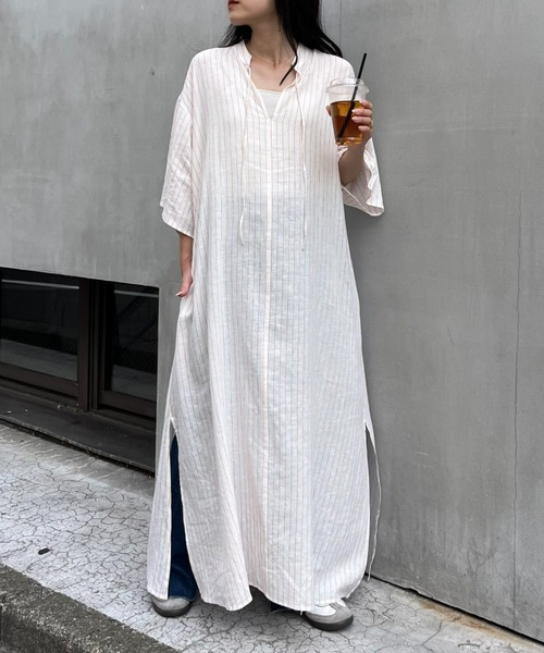 「CIAOPANIC TYPY」 半袖ワンピース ONE SIZE レッド レディース_画像5