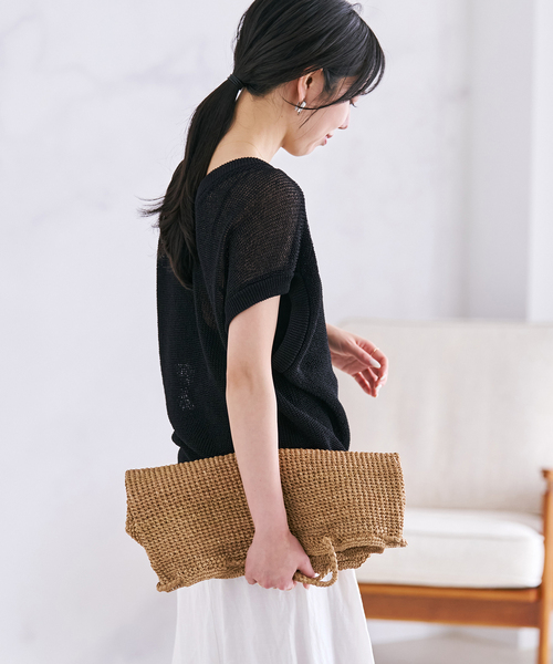 plage（プラージュ） ベスト ジレ 2WAY カタアゼ KNIT ベスト