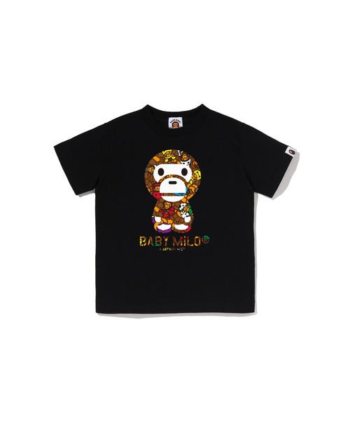 A BATHING APE（アベイシングエイプ） tシャツ MILO MULTI DINOSAURS