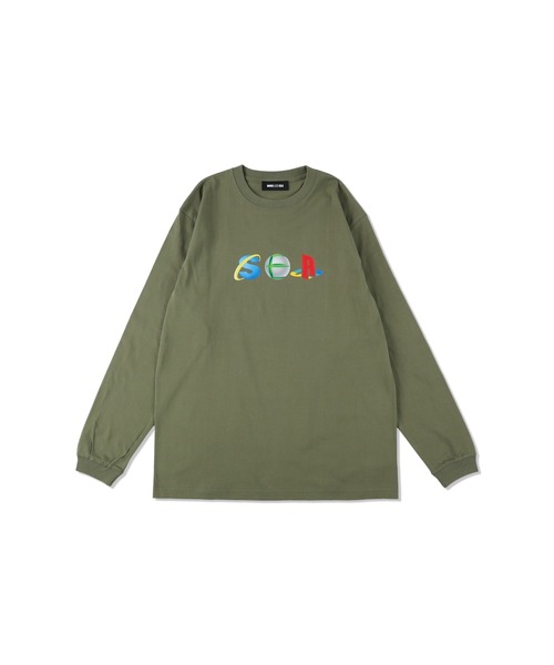 「WIND AND SEA」 長袖Tシャツ L ネイビー メンズ_画像7