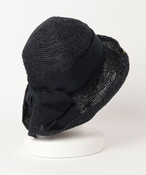 「CA4LA」 ハット ONESIZE ネイビー レディース_画像2
