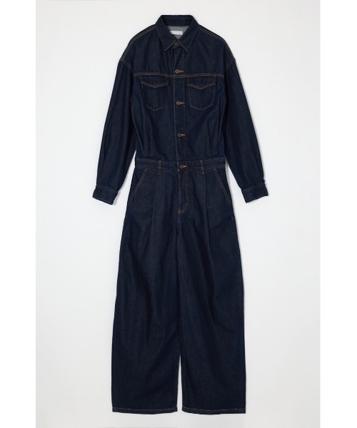 MOUSSY（マウジー） オールインワン TUCKED DENIM ジャンプスーツ