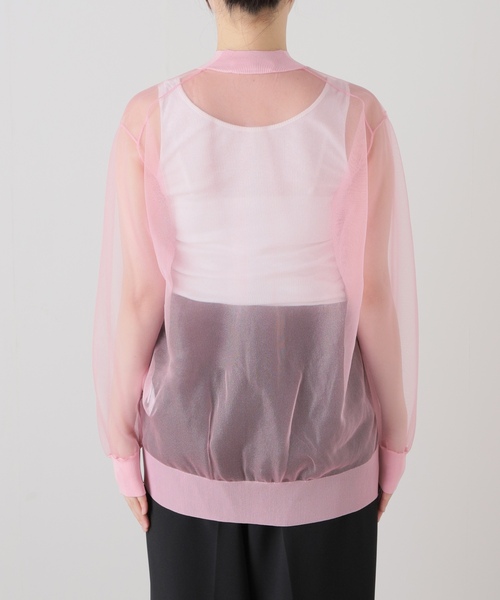 「TOGA PULLA」 ニットカーディガン SMALL ピンク レディース_画像2