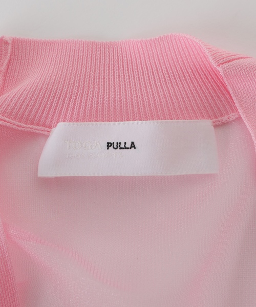 「TOGA PULLA」 ニットカーディガン SMALL ピンク レディース_画像7