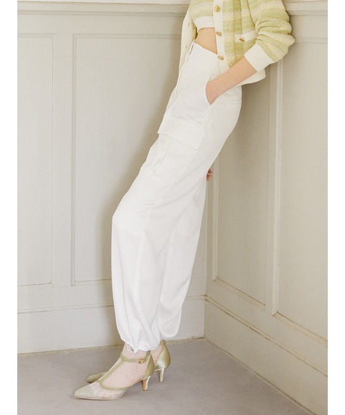 「LILY BROWN」 カーゴパンツ 0 オレンジ レディース_画像6