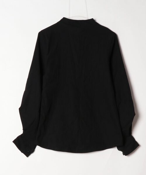 「junoah」 長袖ブラウス X-LARGE ブラック レディース_画像2