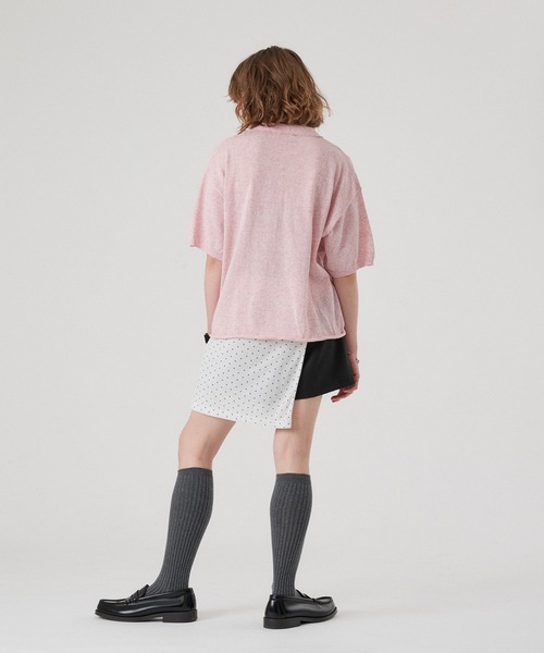 「ONCILY」 ニットカーディガン MEDIUM ピンク メンズ_画像8