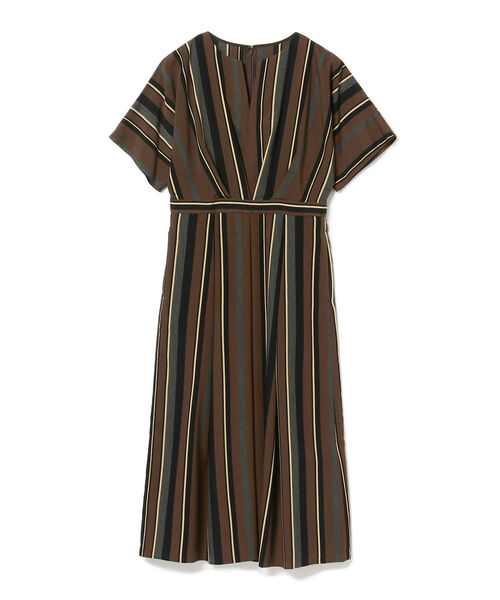 ワンピース Demi Luxe Beams ストライプ タックワンピース Zozotown Paypayモール店 通販 Paypayモール