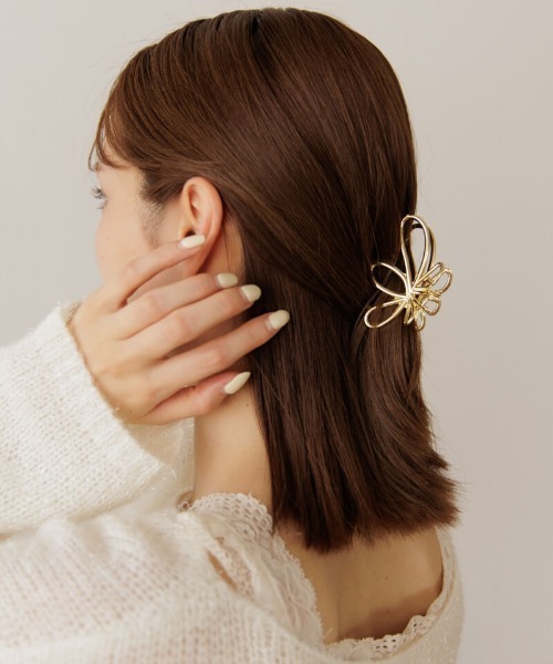 accaスカイブルーヘアクリップ small BLUE CLIP | ACCA