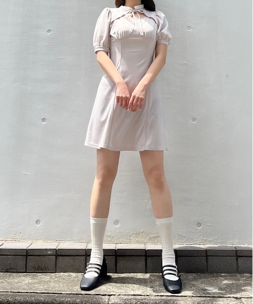 titty&co.シフォンセットアップ