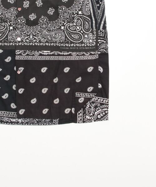 FORSOMEONE バンダナ FORSOMEONE シャツ BANDANA REMAKE SHIRT メンズ : ZOZOTOWN