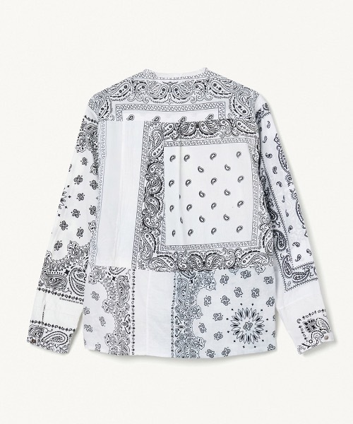 FORSOMEONE シャツ BANDANA REMAKE SHIRT メンズ : ZOZOTOWN