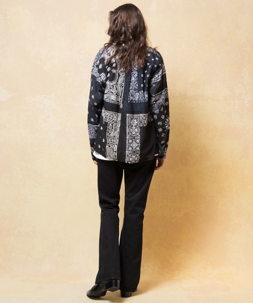 FORSOMEONE シャツ BANDANA REMAKE SHIRT メンズ : ZOZOTOWN