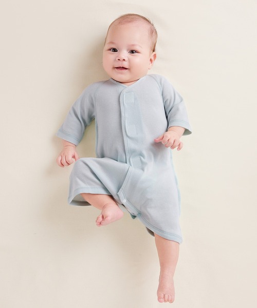 ベビー肌着 ワンタッチコンビ肌着（カラー） | Combi mini | 05