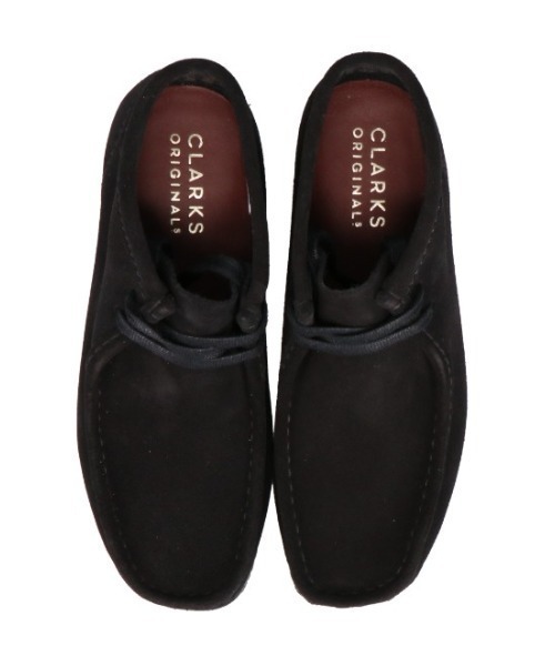 Clarks（クラークス） ブーツ Clarks Wallabee Boot. Black Sde