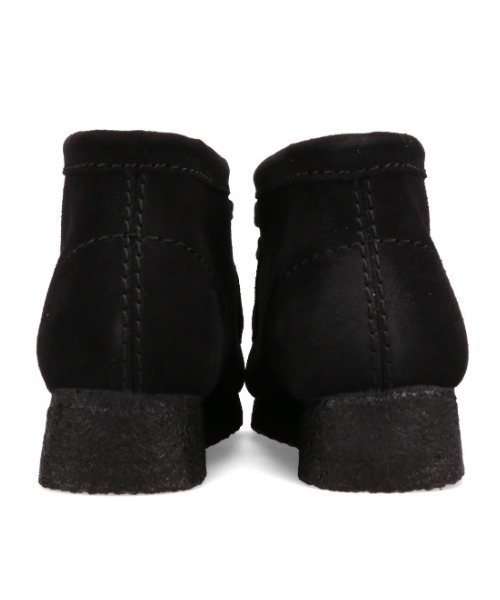 Clarks（クラークス） ブーツ Clarks Wallabee Boot. Black Sde