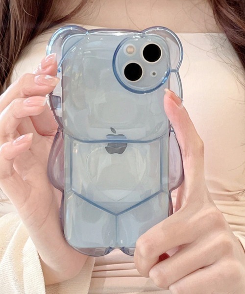 TONE SELECT GOODS スマホケース 「urge select」「耐衝撃」テディベア