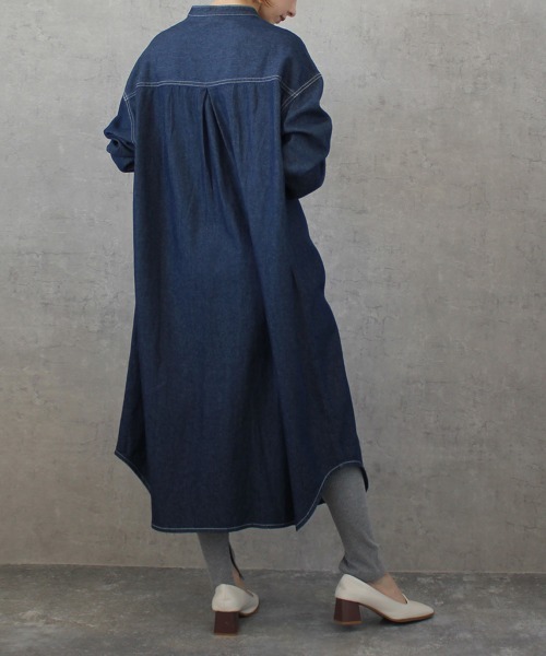 Emma（エマ） シャツワンピース デニムブザムシャツワンピース