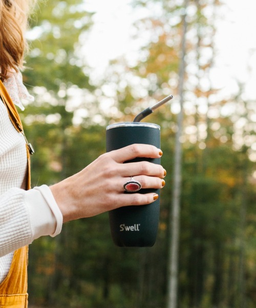S'well（スウェル） 水筒 タンブラー・リッド付・18oz・530ml 保冷保温