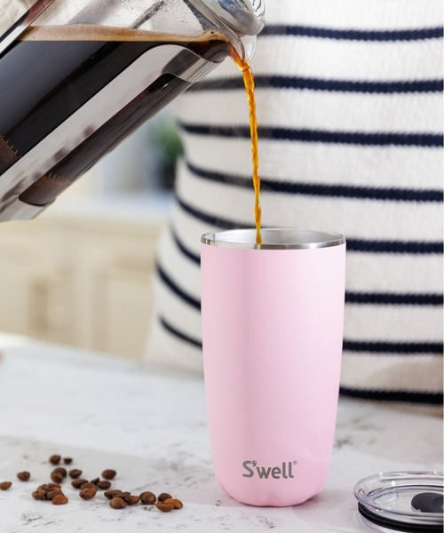 S'well（スウェル） 水筒 タンブラー・リッド付・18oz・530ml 保冷保温
