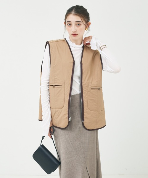 完売品 Scrap Book ジレ ベスト リバーシブル 完売品 Scrap Book ジレ