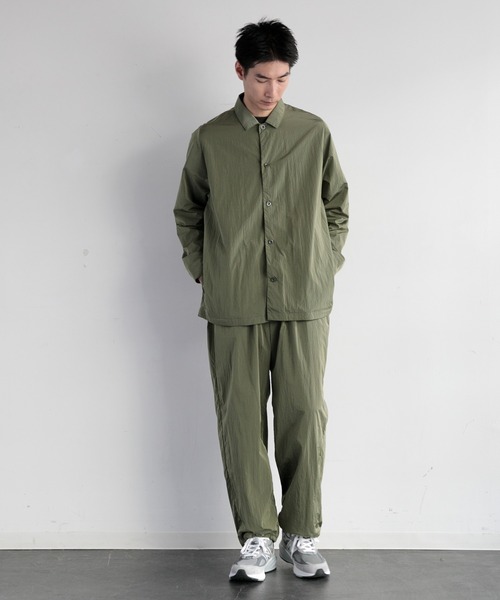 【美品】RANDT タスランナイロン ロングシャツ ネペンテス 鈴木大器 AMERICAN RAG CIE シャツ LIMONTAヴィンテージナイロン