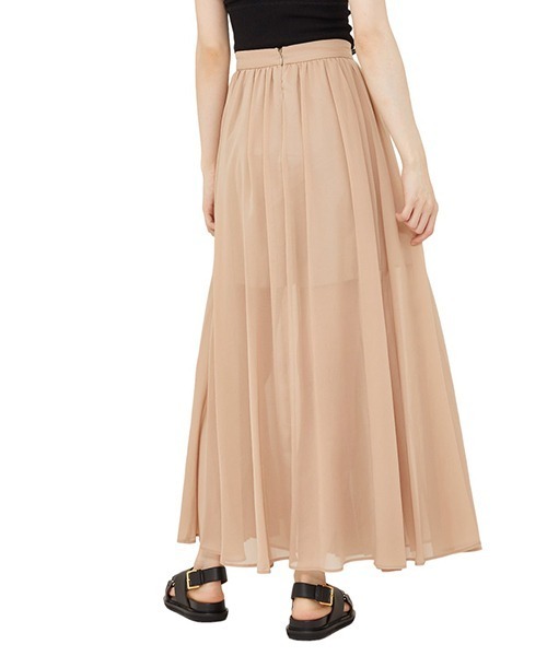 CLANE（クラネ） スカート CLANE / クラネ：SHEER SLIT SKIRT：14109