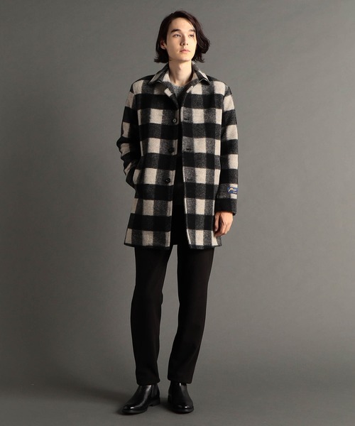 shéller ブロックチェックスコート sheller】シェリエ ブロックチェックジャケット&キュロット