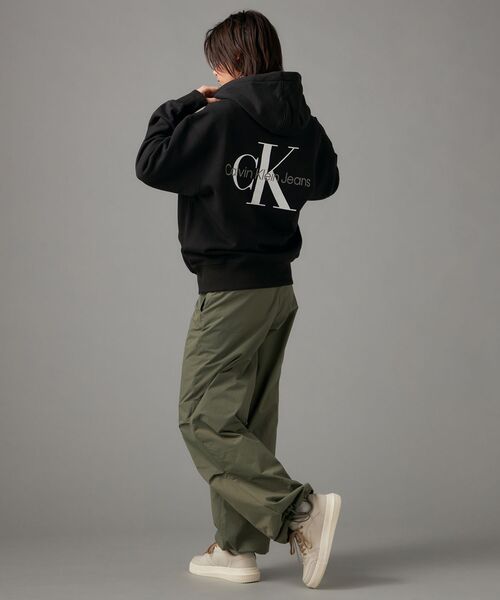 ユニセックス【Coach】リラックスフィット 馬車パーカー Calvin Klein パーカー ユニセックス リラックスフィット メンズ