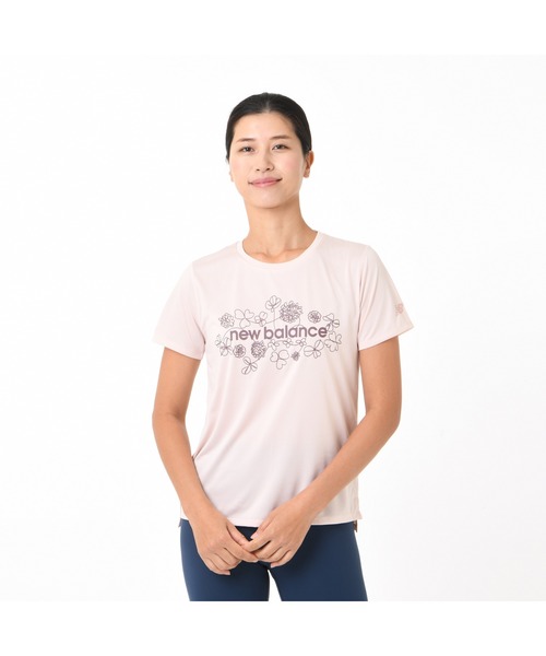 tシャツ New Balance X Debut スカルプチャーショートスリーブTシャツ レディース New Balance｜New Balance X Debut スカルプチャーショート